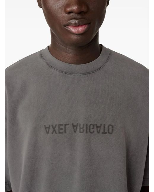 Axel Arigato Gray Distort T-Shirt for men