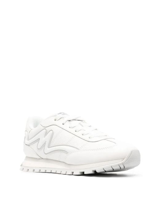 Marc Jacobs White The Leather Jogger Sneakers for men