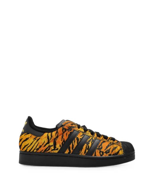 Adidas Black Superstar Ii Sneakers