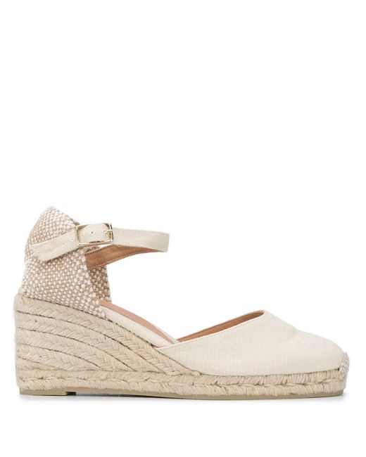 Castaner Natural Carol 60Mm Wedge Espadrilles