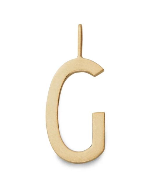 Design Letters Metallic G Letter-Pendant Necklace