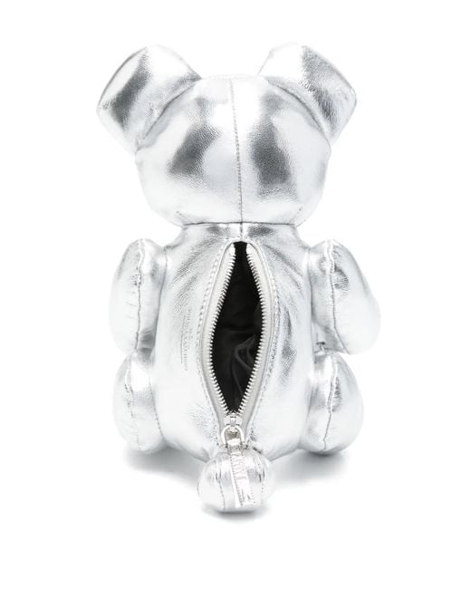 Maison Mihara Yasuhiro White Dolls Bear Tote Bag