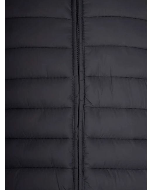 Colmar Gray Quilted Knitted-Panel Jacket for men