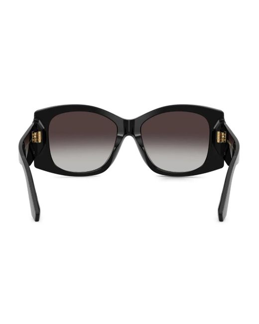 Gafas de sol con aplique del logo Dolce & Gabbana de color Black