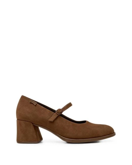 Camper Brown Kora Buckle-Fastening Pumps