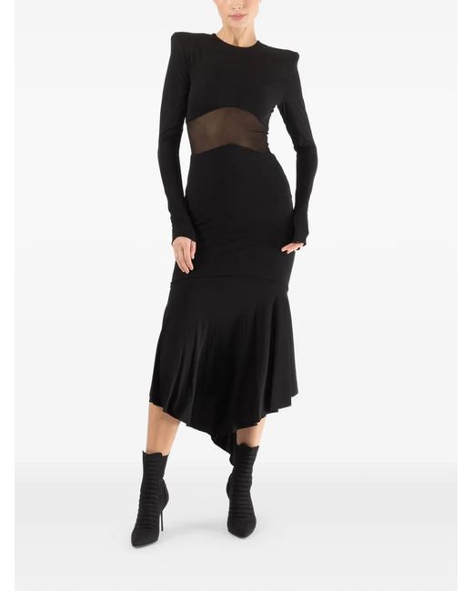 alexandre vauthier black dress ALEXANDRE VAUTHIER WOMEN Cut Out Long Dress Black – MAISONDEFASHION.COM main image 1