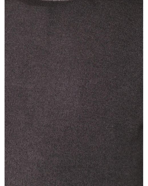 D4.0 Gray Virgin-Wool Sweater for men