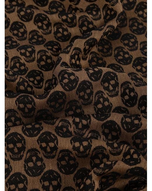 McQueen Brown Scarfs for men