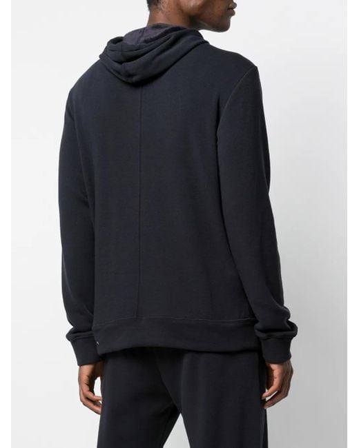 Delantic Blue East Atlanta Velour-Lined Zip Hoodie for men