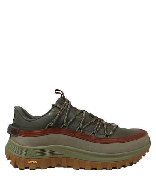 Sorel Green X Barbour Lace-Up Leather Sneakers for men