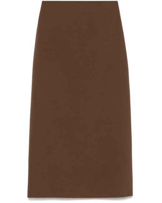 Loulou de Saison Samos マキシスカート Brown