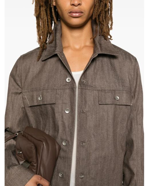 Rick Owens Denim Jackets in het Brown voor heren