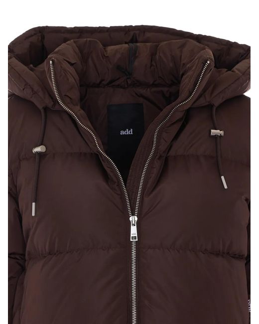 Add Brown Hooded Ped Coat