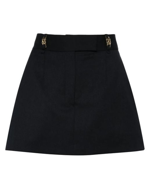 Sandro Shorts Met Logoplakkaat in het Black