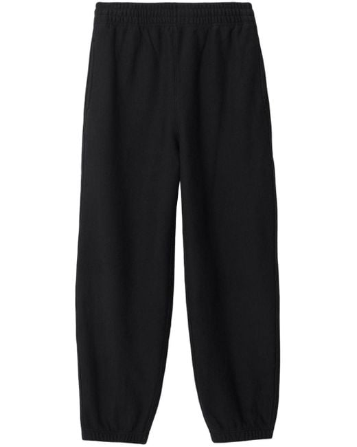 Burberry Black Equestrian Knight Elasticated-waist Track Pants for men