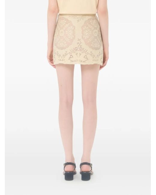 Valentino Garavani Natural Mini Mini En Couverture De Timbre Floral