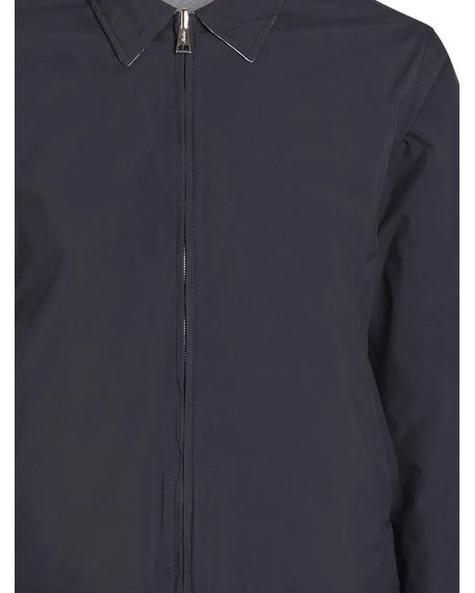 Aurélien Blue Voyager Reversible Zip Jacket for men