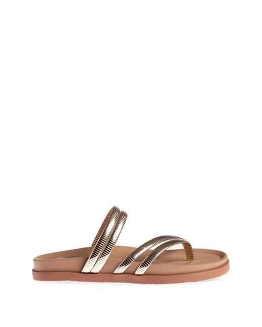 Marietta Chrousala Jota Metallic-Straps Sandals