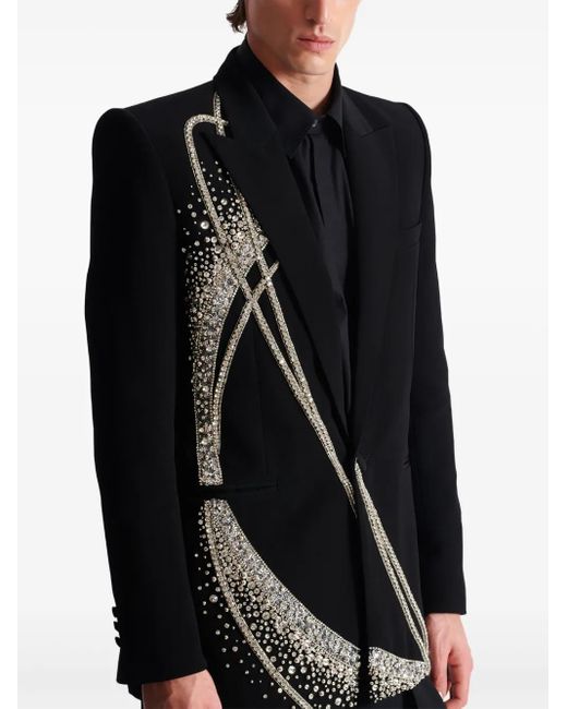 メンズ Balmain Galaxy 1b ジャケット Black