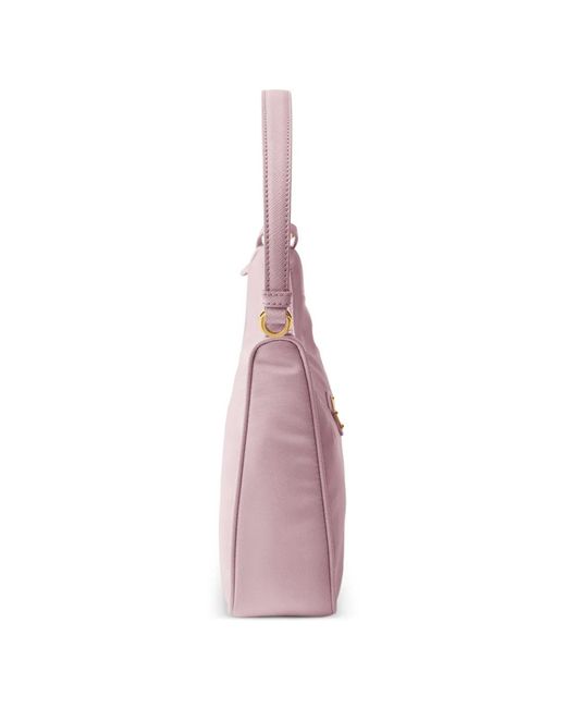 Prada Pink Re-Edition 2005 Triangle-Logo Mini Bag