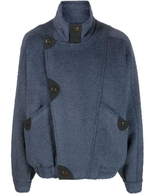 Kiko Kostadinov High-neck Jacket in Blue for Men | Lyst
