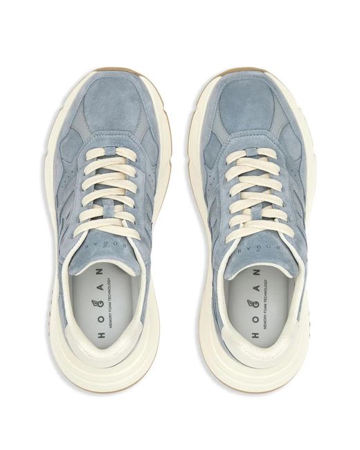 Hogan Blue Logo Sneakers