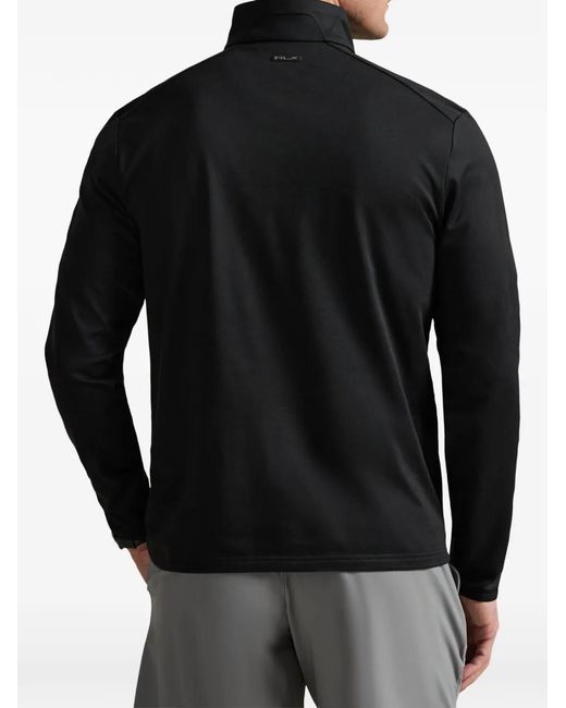 Ralph Lauren Black Sweat À Col Zippé for men