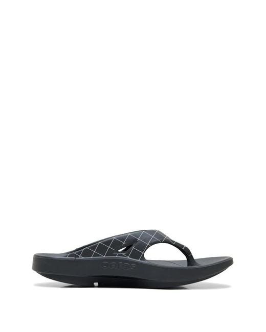 Undercover White Grid-Print Sandals for men
