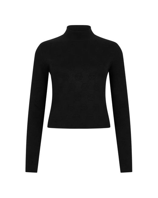 Philipp Plein Black Pull À Manches Longues