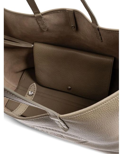 Burberry Natural Equestrian Knight Tote Bag