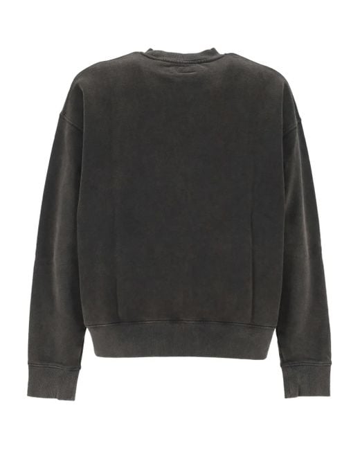 AMISH Black Graphic-Print Sweatshirt for men