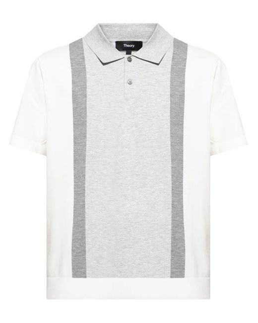 Theory Poloshirt Met Korte Mouwen in het White voor heren