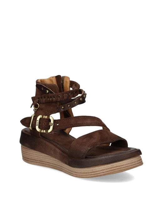 A.s.98 Brown Lexi Sandals