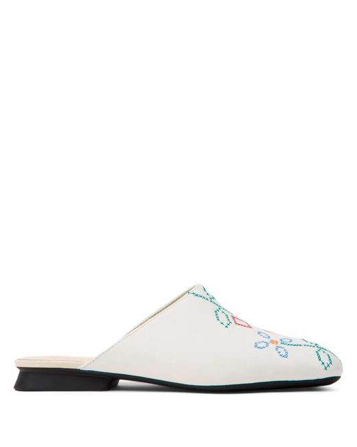 Camper White Casi Myra Twins Mules