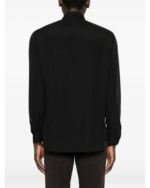 Lardini Black Button-Up Shirt for men