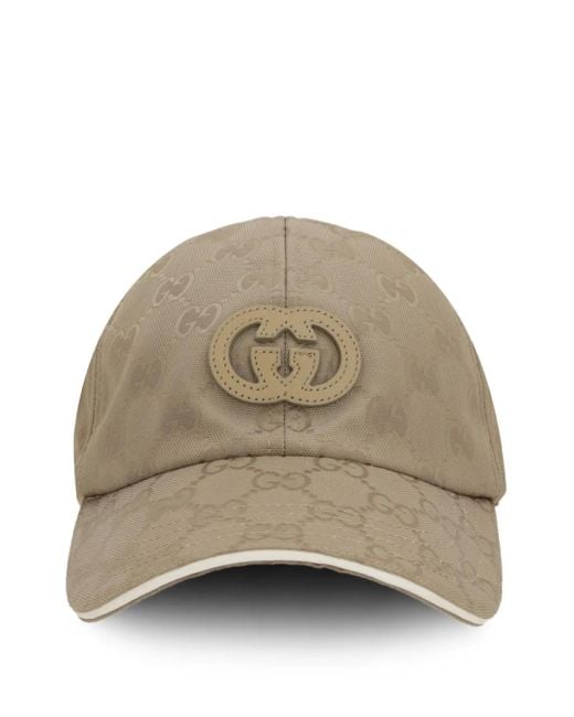 Gorra con motivo GG Gucci de hombre de color Natural