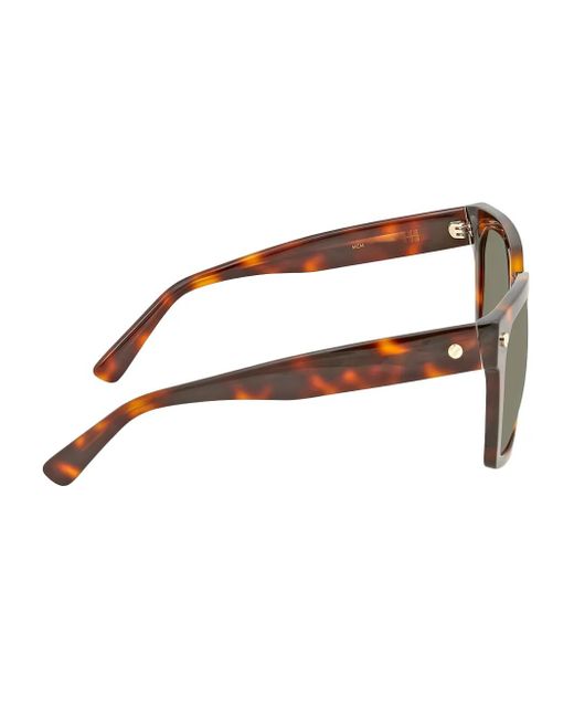 MCM Brown Square Tortoiseshell Sunglasses for men