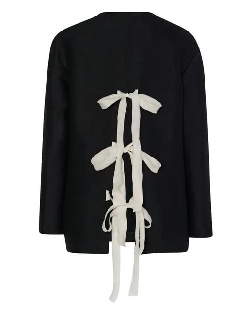 The Row Black Guri Blouse