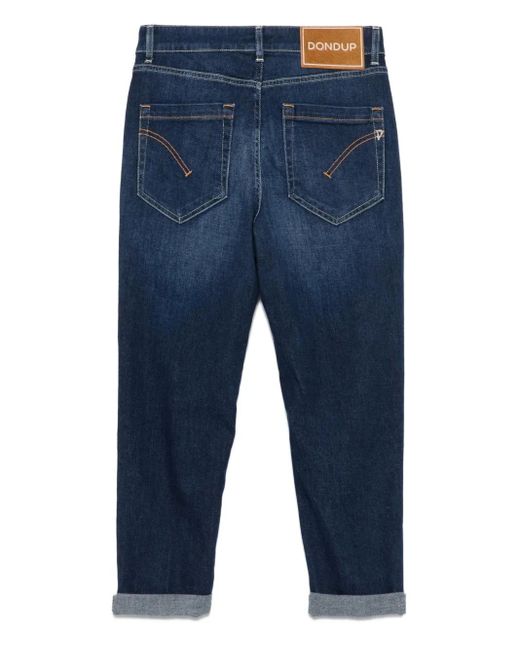 Dondup Blue Buttoned Jeans
