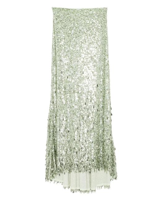 Alice + Olivia Green Charity Skirt