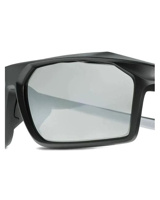Nike Gray Traverse Geometric-Frame Sunglasses