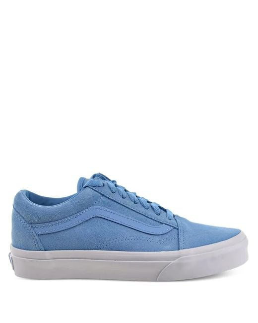 Vans Blue Old Skool Suede Sneakers for men