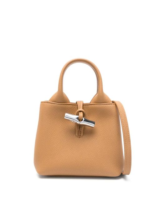 Longchamp Le Roseau Xs Shopper in het Natural