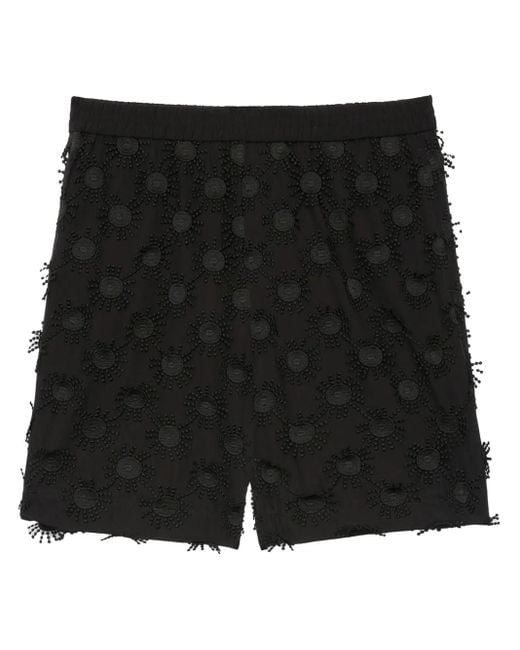 Short À Détails De Perles MSGM pour homme en coloris Black