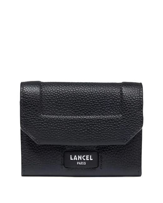 Lancel Black Ninon Compact Wallet