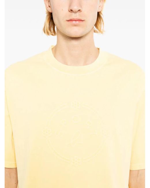 SPORT b. by agnès b. Natural Logo-Print Cotton T-Shirt for men