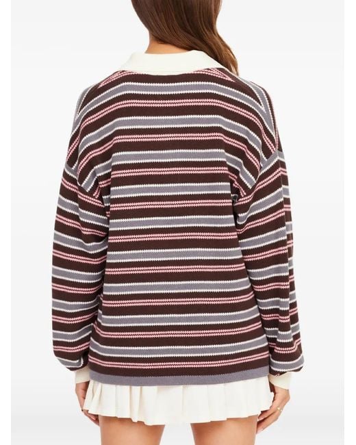The Upside Red Wonder Striped Sweater