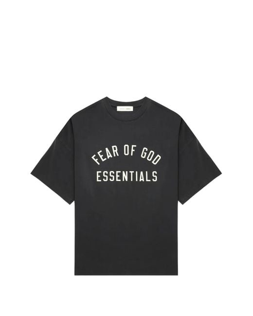 Fear Of God Black Logo T-Shirt for men