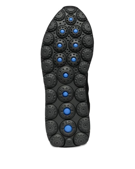 メンズ Geox Spherica レザースニーカー Black