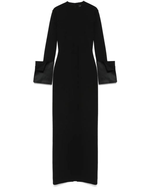 Solace London Chloe マキシドレス Black